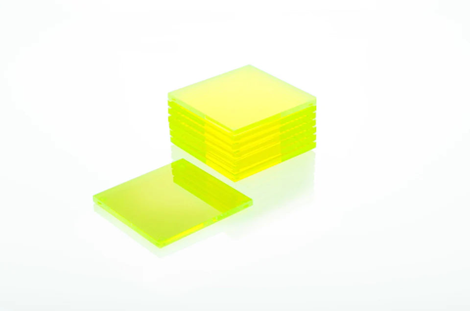 Acrylic Square Coaster Set