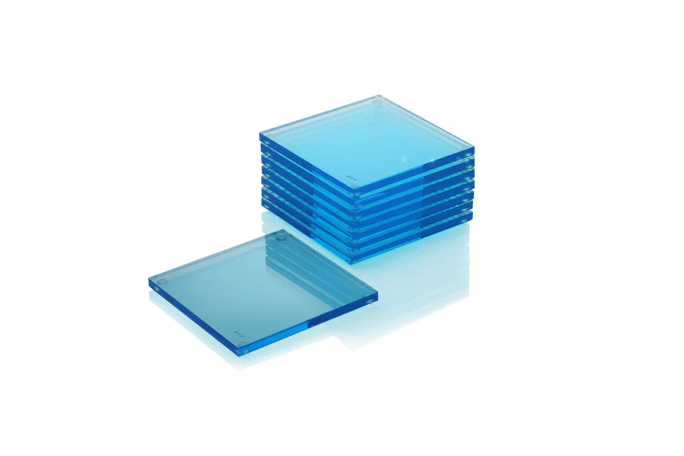 Acrylic Square Coaster Set