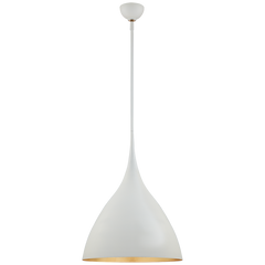 Sleek bell-shaped pendant