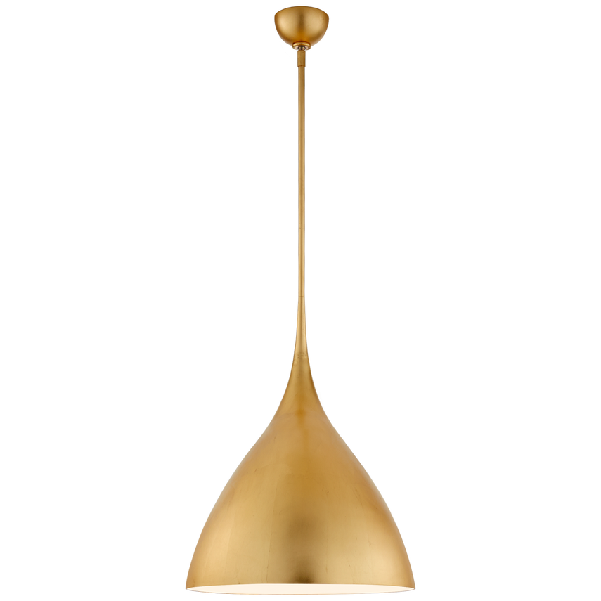 Sleek bell-shaped pendant