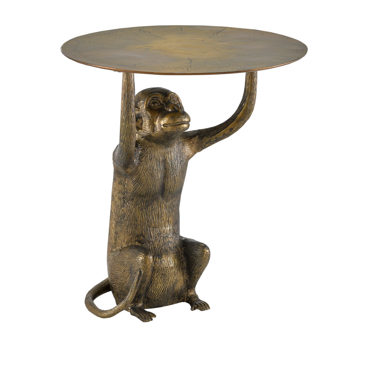 Brass Monkey Side Table Coastal design style Florida living