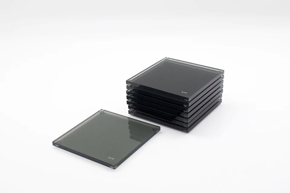 Acrylic Square Coaster Set