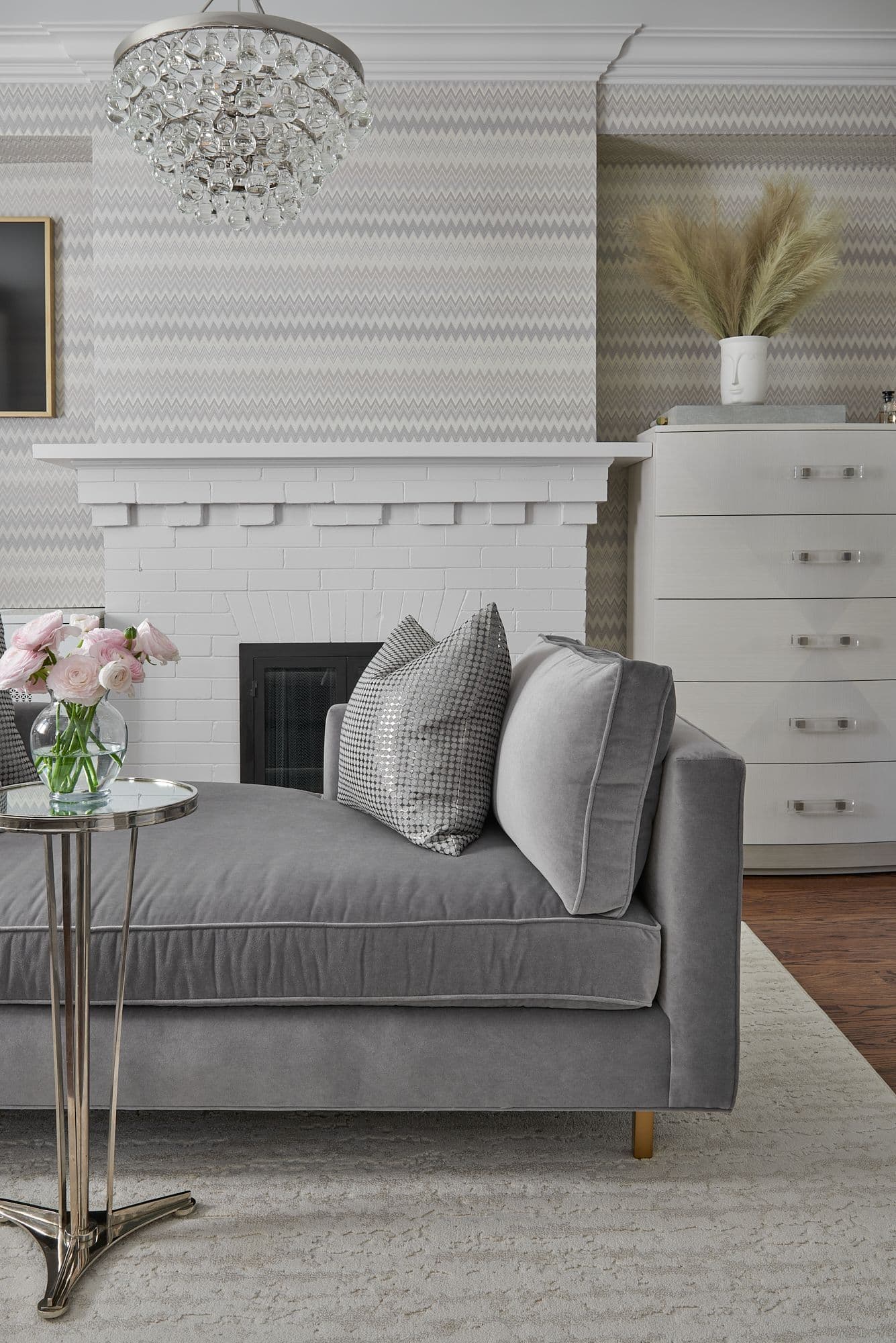 traditional, glam glam room designed by Homekin