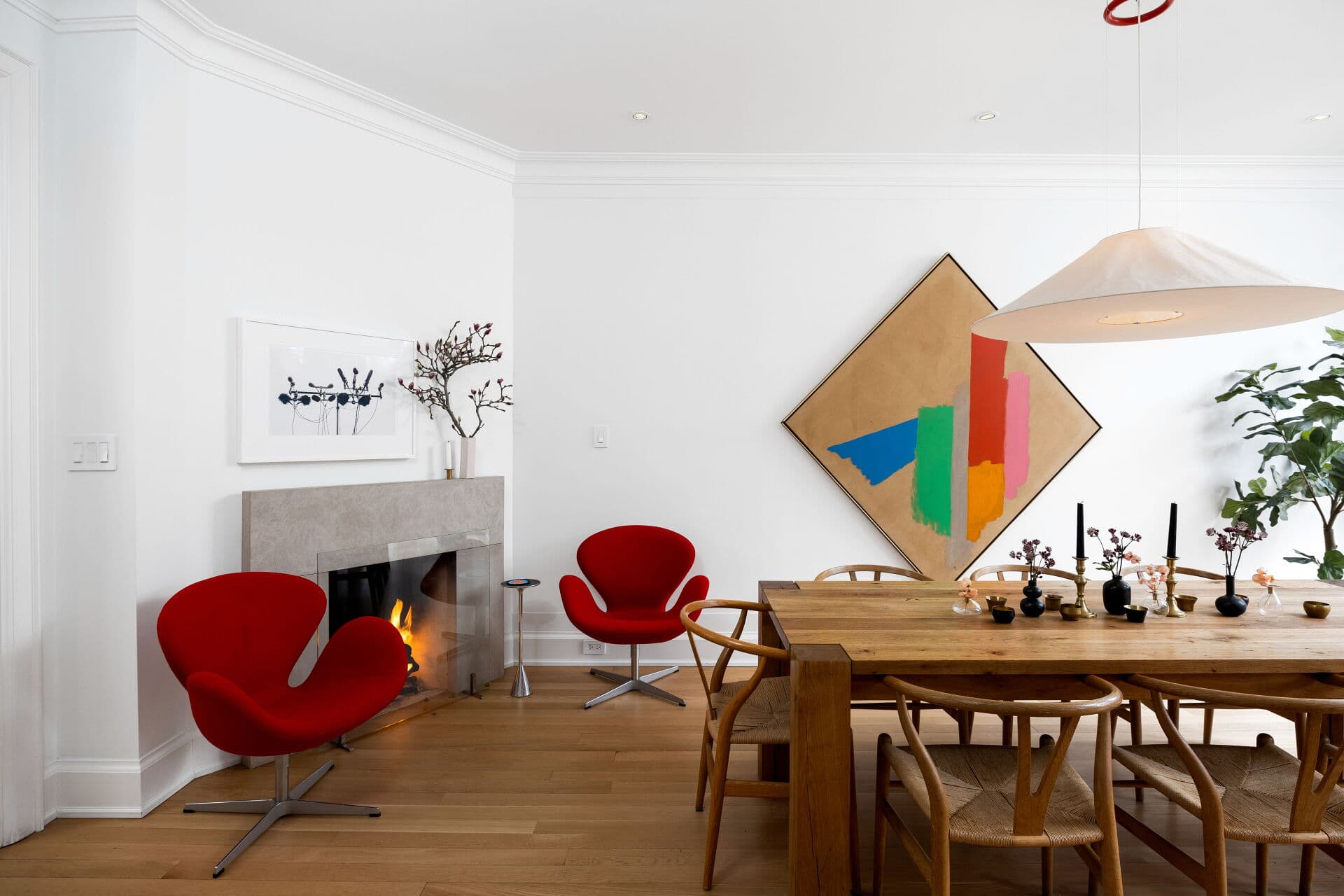 bohemian dining room designed by Homekin