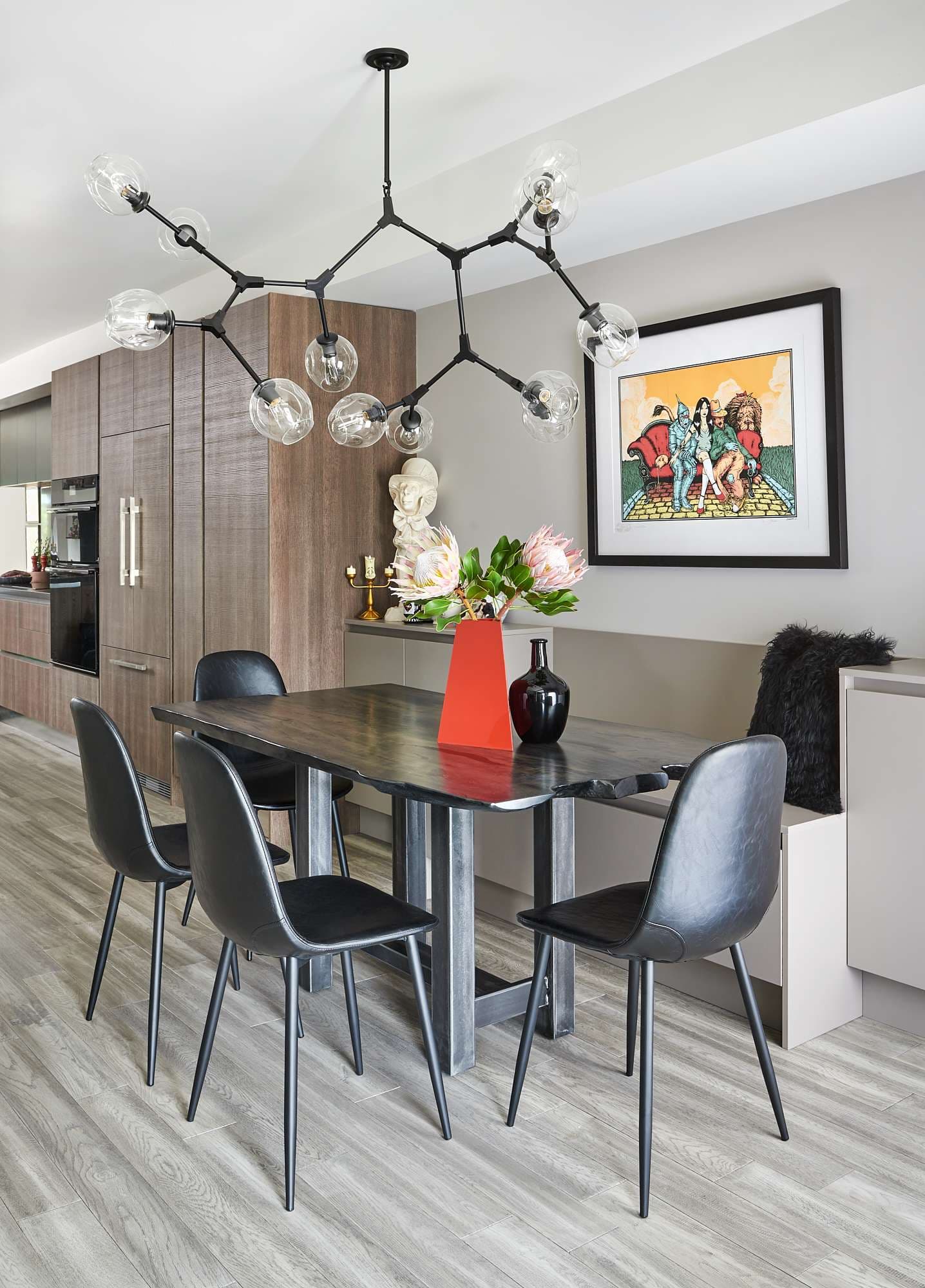 contemporary dining room designed by Homekin