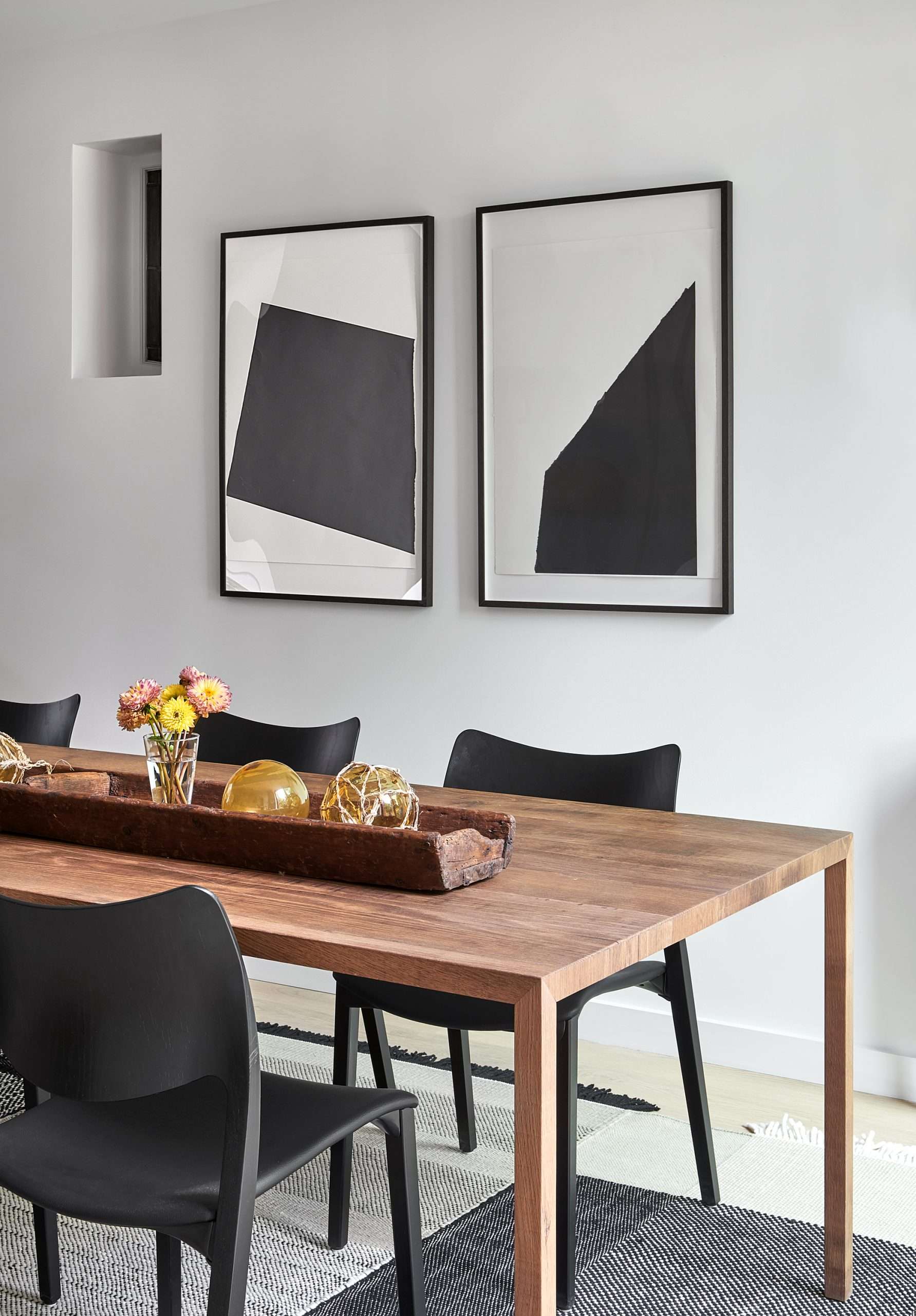 mid-century dining room designed by Homekin