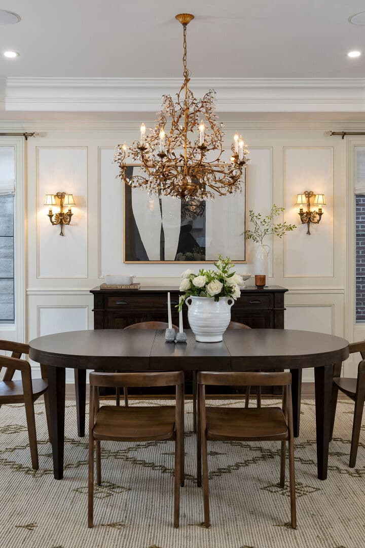 traditional dining room designed by Homekin
