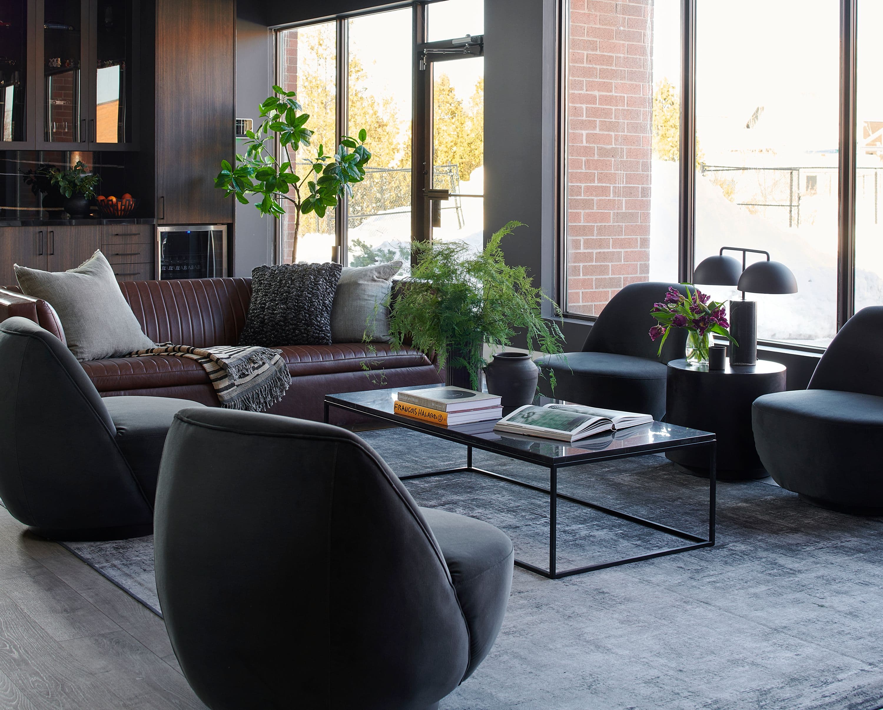 A Contemporary room designed by Homekin