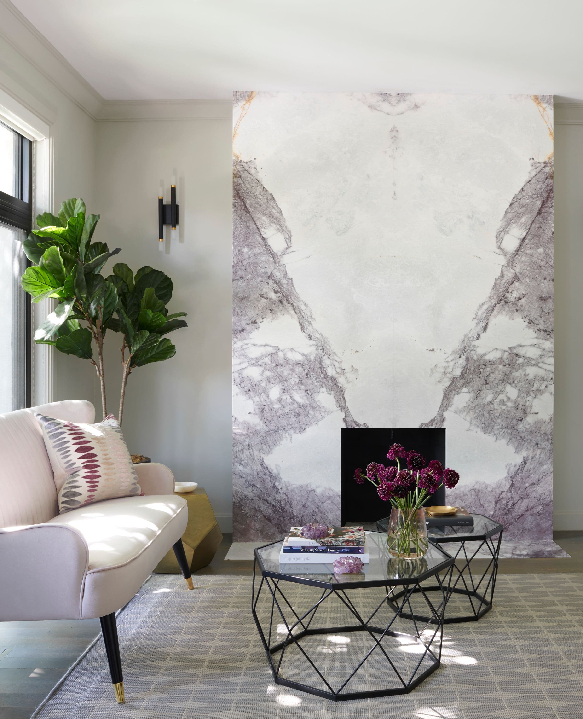 contemporary, glam glam room designed by Homekin