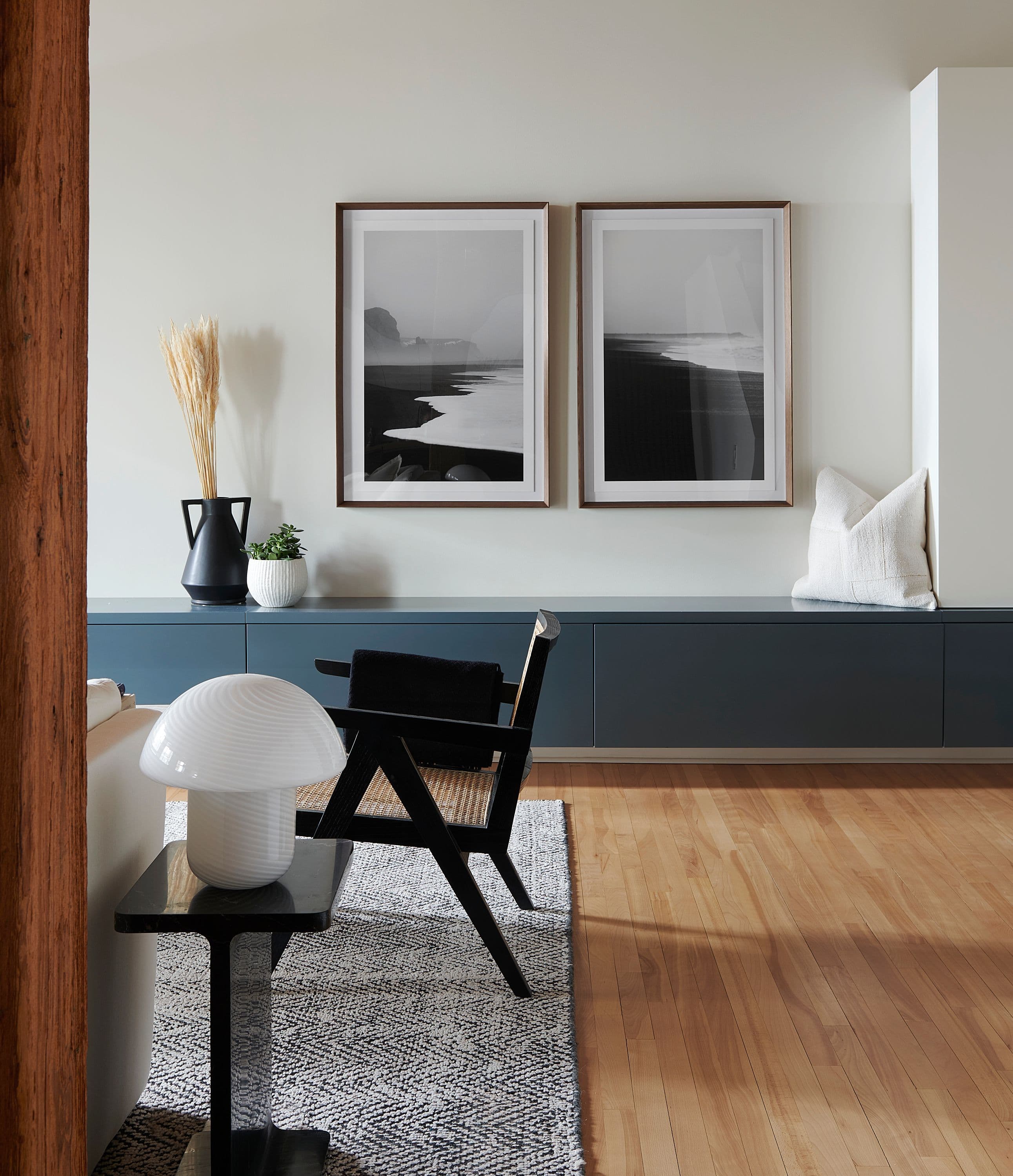 contemporary, scandinavian living room designed by Homekin