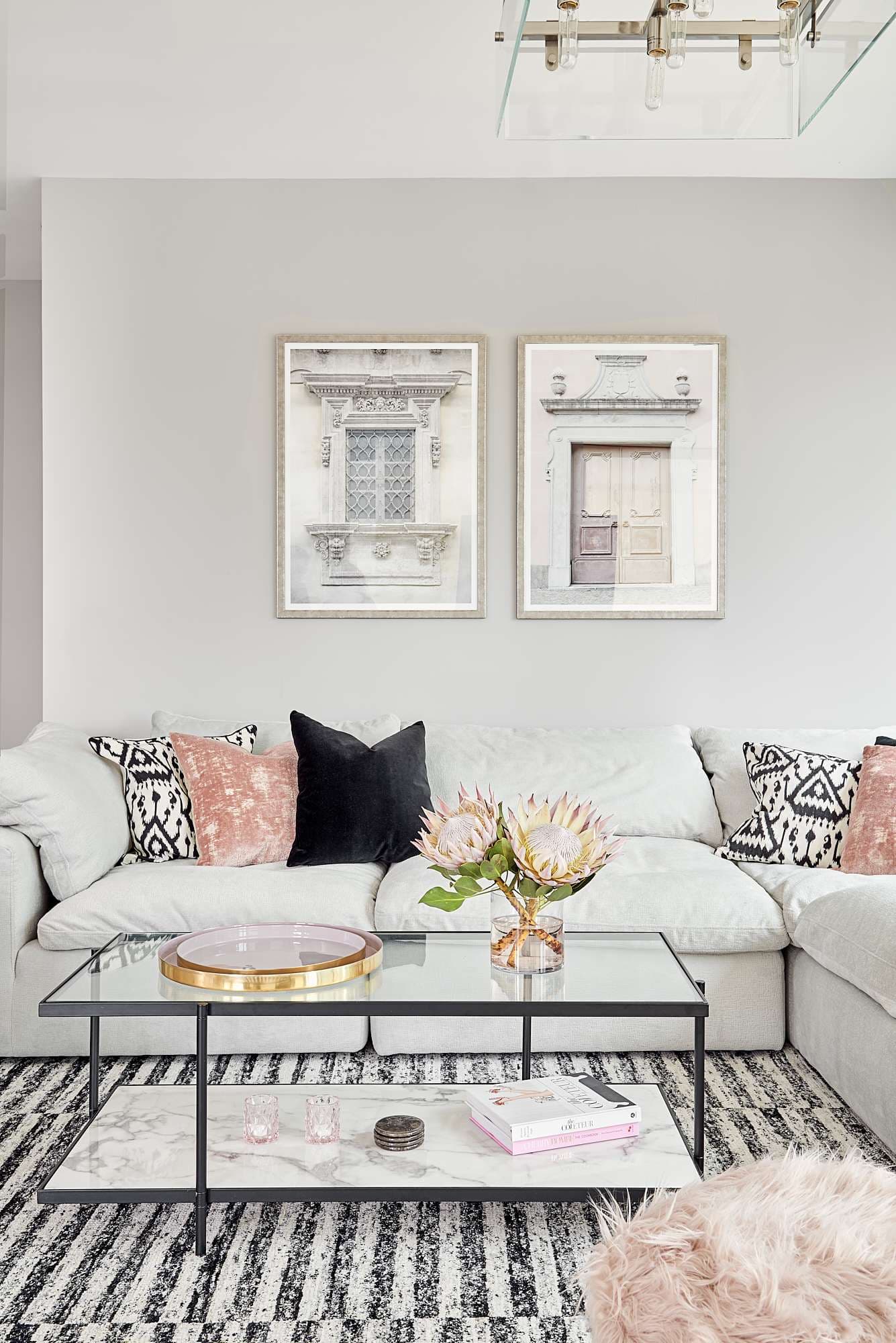 glam glam room designed by Homekin