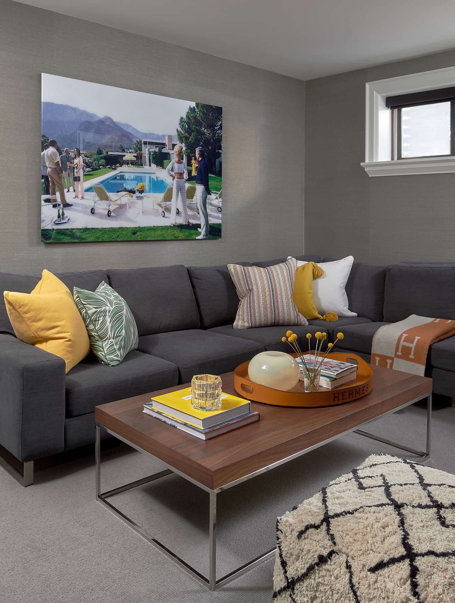 mid-century mid-century modern room designed by Homekin