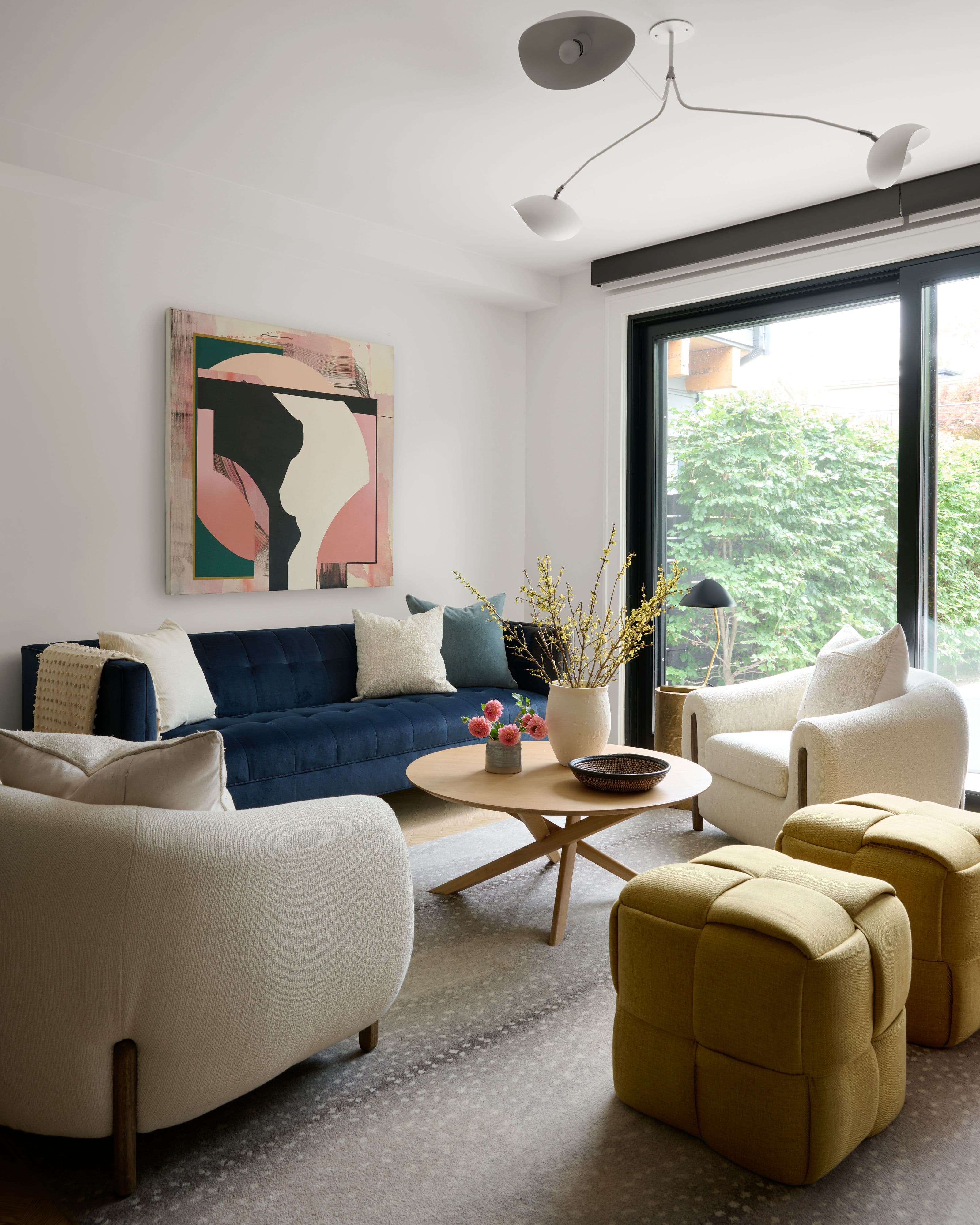 scandinavian, transitional transitional room designed by Homekin