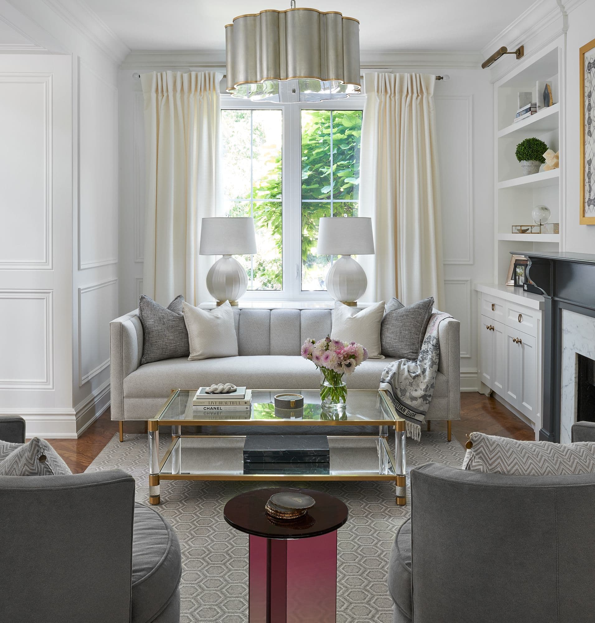 traditional, glam glam room designed by Homekin
