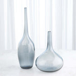 Zenith glass blown light blue vase stunning decor accessory