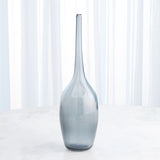 Zenith glass blown grey vase stunning home decor accent