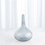 Zenith glass blown grey vase stunning home decor accent