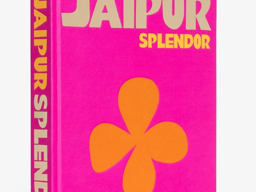 Assouline Jaipur Travel Book in pink