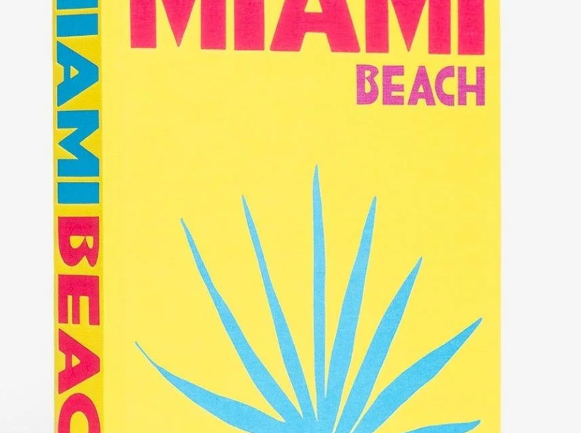 Assouline Miami Travel Book in yellow