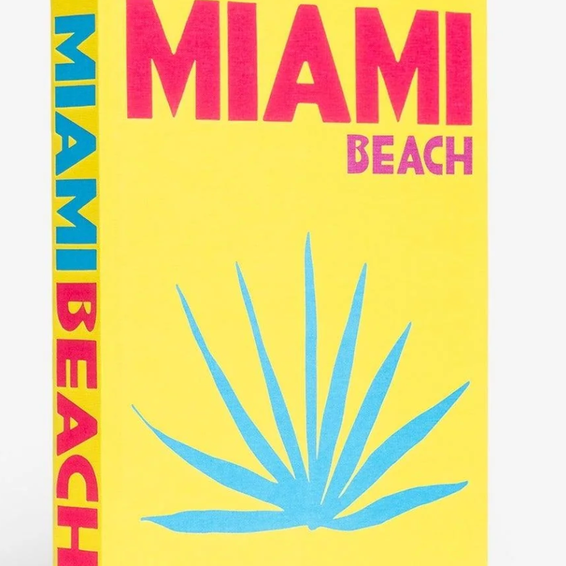 Assouline Miami Travel Book in yellow