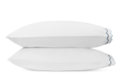 Scalloped Pillow Case Pair